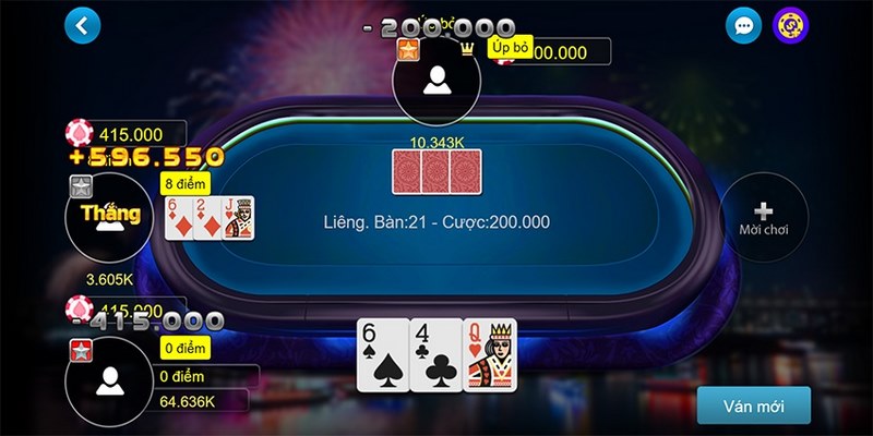 Game bài LIÊNG - Trò chơi được lựa chọn nhiều nhất khi chơi Game bài 33WIN 