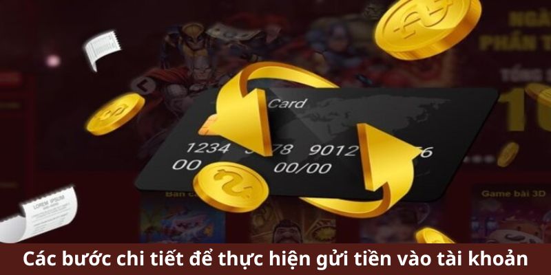 Các bước nạp tiền 33WIN 