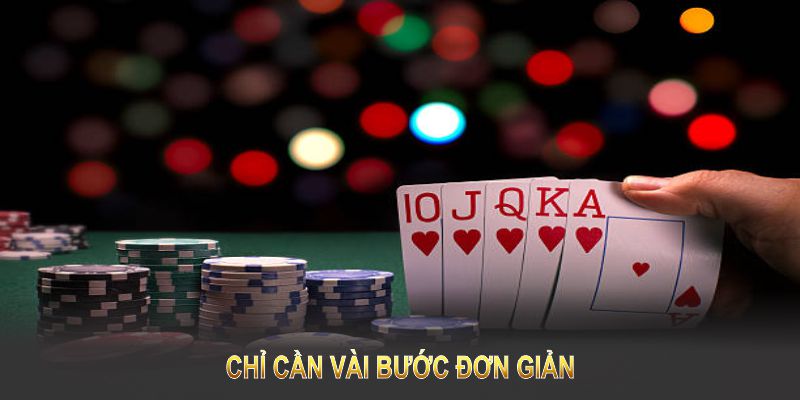 Chỉ cần vài bước đơn giản bạn đã có thể khám phá game bài 3D tại 33Win 