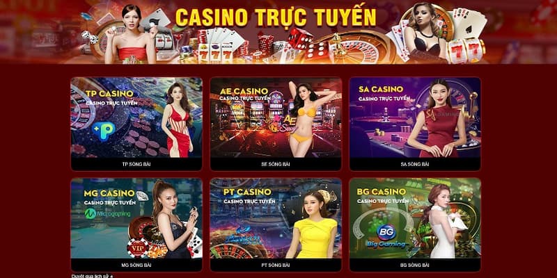 Điểm danh thương hiệu phát hành nổi tiếng tại sảnh Casino